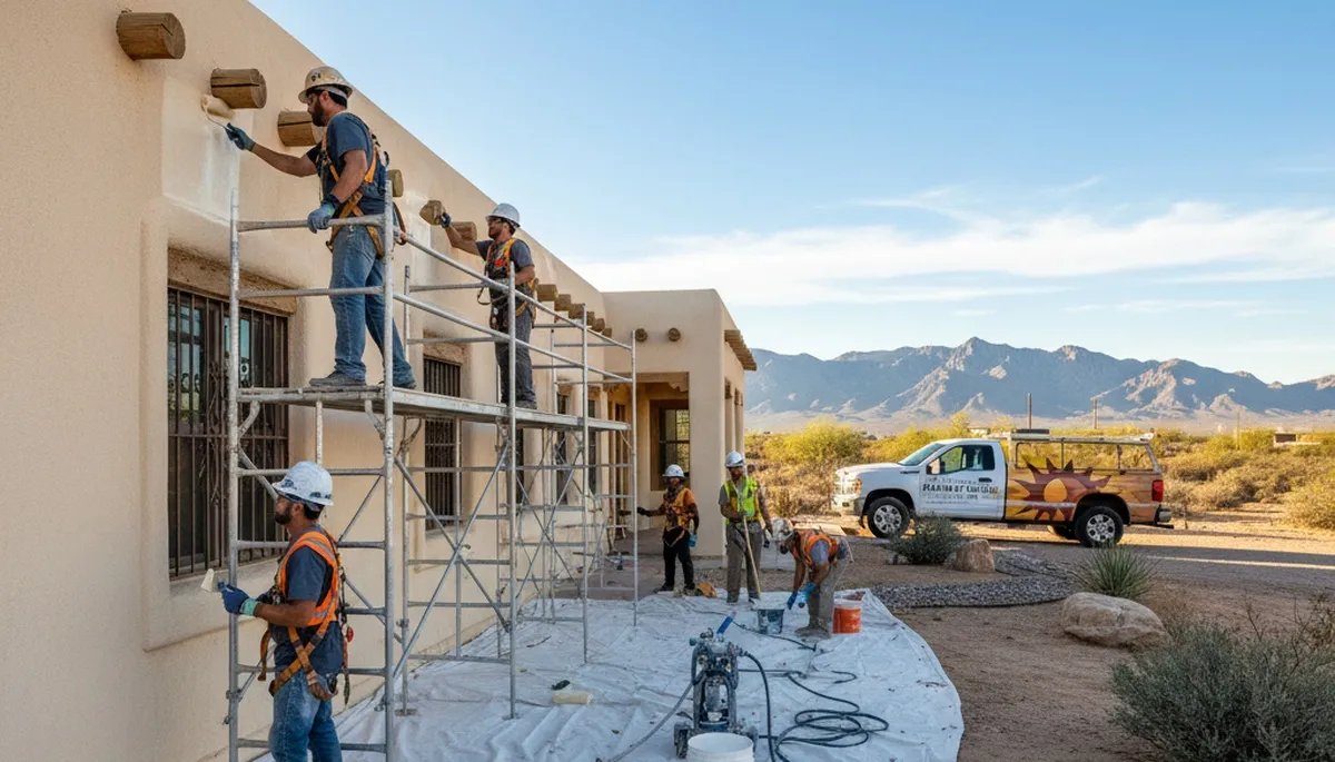El Paso, TX painting contractors showcasing professional interior and exterior painting services